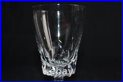 10 anciens verres à vin blanc en cristal taillé, Art Déco, h. 12 cm