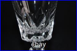 10 anciens verres à vin blanc en cristal taillé, Art Déco, h. 12 cm