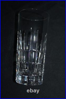 12 verres Whisky / cocktail en cristal taillé Art déco H 14.3 cm, parfait état