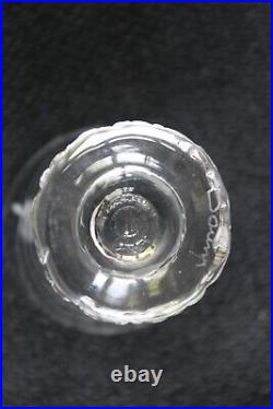 12 verres apéritif en cristal de DAUM signés, modèle KIM, épi de blé, Art Déco