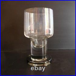 15 verres table cristal fait main vaisselle art déco design XXe France N4196