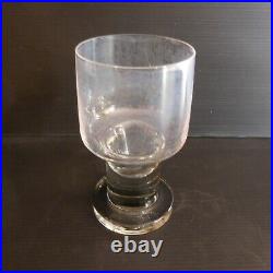 15 verres table cristal fait main vaisselle art déco design XXe France N4196
