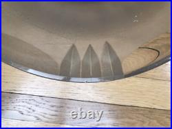 1925 Signée Jean Luce Rare Grande Coupe Verre Gravé Sablé Art Deco