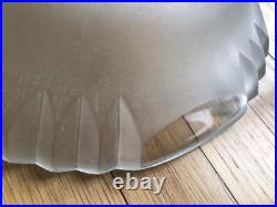 1925 Signée Jean Luce Rare Grande Coupe Verre Gravé Sablé Art Deco