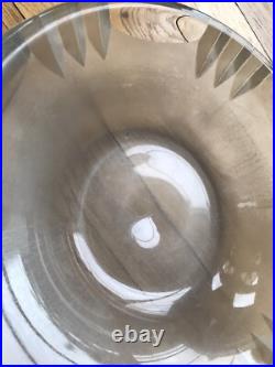 1925 Signée Jean Luce Rare Grande Coupe Verre Gravé Sablé Art Deco