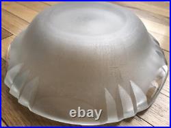 1925 Signée Jean Luce Rare Grande Coupe Verre Gravé Sablé Art Deco