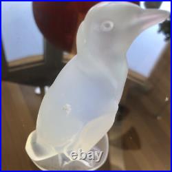 1930 Edmond Etling Rare mascotte de voiture Verre Opalescent. Époque Art Deco