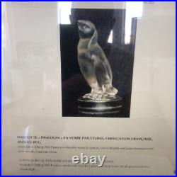 1930 Edmond Etling Rare mascotte de voiture Verre Opalescent. Époque Art Deco