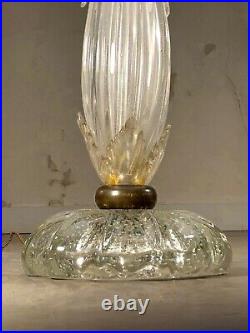 1950 Ercole Barovier Lampe Verre Murano Venini Neo-classique Shabby-chic Seguso