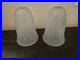 2 Grandes Tulipes Epoque Art Deco En Verre Moulé Dieupart Goro Simonet