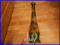 2 grand vase en verre peint émaillé Legras foret arbre automne art déco 2 grand vase en verre peint émaillé Legras foret arbre automne art déco