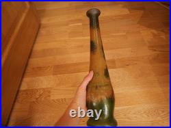 2 grand vase en verre peint émaillé Legras foret arbre automne art déco 2 grand vase en verre peint émaillé Legras foret arbre automne art déco