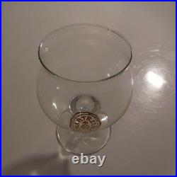 2 verres cristal CHARTREUSE alcool fait main art déco design XXe France N3465