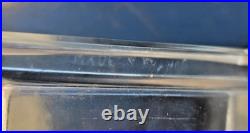 3 Cendriers Vide Poche Art Deco Verre Intaille 1930 France