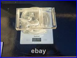 3 Cendriers Vide Poche Art Deco Verre Intaille 1930 France