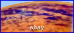 3 appliques art déco en pâte de verre marmoréen signée Cochelin France