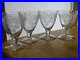 4 ANCIENS VERRES APERITIF CRISTAL GRAVURE ACIDE ART DECO ATTRIBUE ST LOUIS 9 cm