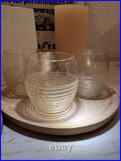 6 Petits verres à liqueur DAUM Nancy Art Deco
