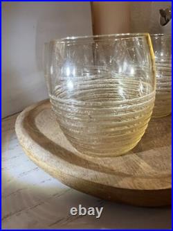 6 Petits verres à liqueur DAUM Nancy Art Deco