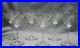 6 Verres À Vin Art Déco, Soufflés, Taillés, 14,4 Cm