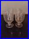 6 Verres En Cristal Grave Art Deco Baccarat Modele Juan Les Pins