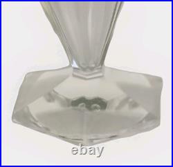 6 Verres En Cristal Taillé Val Saint Lambert Modele Anmaur Art Deco