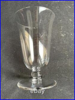 6 Verres à vin Baccarat service Meurcie Art déco