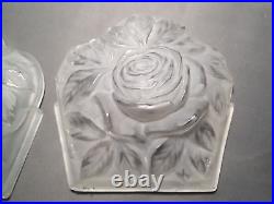 6 plaques abat-jour en verre art deco 1930 pour lustre applique lampe murale