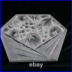 6 plaques verre de lustre ART DECO 1930 Degué Lalique Etling Sabino