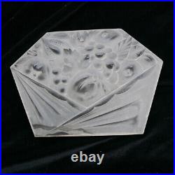 6 plaques verre de lustre ART DECO 1930 Degué Lalique Etling Sabino