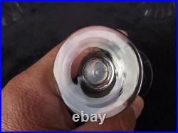 6 verres service à porto en cristal Daum Nancy croix de Lorraine Art Déco signé