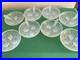 8 Coupelles A dessert En Verre Opalescent Art Déco