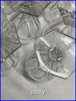 8 Verres À Cognac Art Déco Cristal Taillé Baccarat Bourbon Saint Louis Poincaré