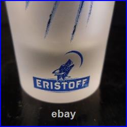 8 verres miniatures alcool eau de vie vodka ERISTOFF verre poli Art Déco N3273