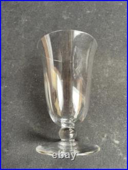 9 Verres à vin Baccarat service Meurcie Art déco