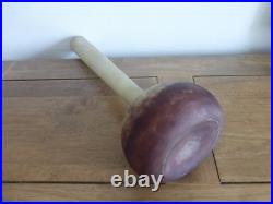 A. DELATTE NANCY Soliflore patte de verre forme berluze ART DECO 1920 1930 H 48