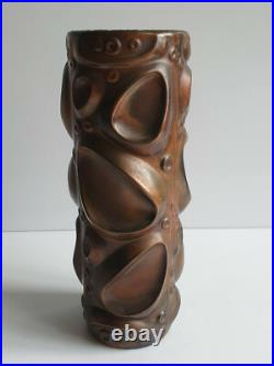 A Identifier Art Deco Galvanoplastie de cuivre sur verre églomisé 1900