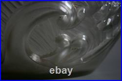 ANCIEN VASE ART DECO EN VERRE DE STYLE A. HUNEBELLE, vers 1930