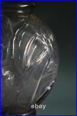 ANCIEN VASE ART DECO PIERRE D'AVESN en verre