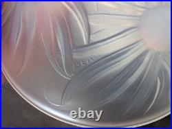 ANCIENNE COUPE ART DÉCO VERRE OPALESCENT ETLING & Georges BEAL fleurs 1930