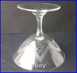 ART DECO Ensemble De 6 Verres À Liqueur Taillés À La Main Vers 1920 N142