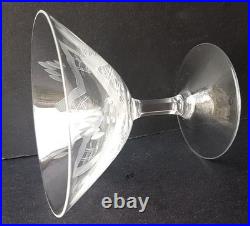 ART DECO Ensemble De 6 Verres À Liqueur Taillés À La Main Vers 1920 N142 ART DECO Ensemble De 6 Verres À Liqueur Taillés À La Main Vers 1920 N142