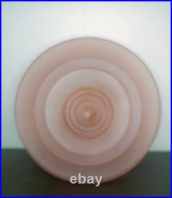 Ancie Globe De Luminaire Art Déco En Verre Rose