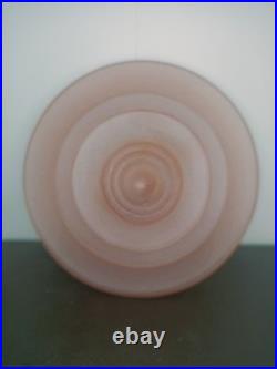 Ancie Globe De Luminaire Art Déco En Verre Rose