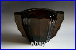 Ancien Vase Art Deco Daum Marquise De Sevigne En Verre Circa 1930