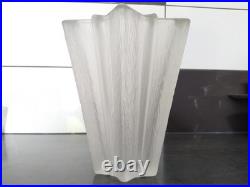 Ancien Vase Art Déco Pierre D'avesn Verre 1930 Étoile
