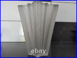 Ancien Vase Art Déco Pierre D'avesn Verre 1930 Étoile