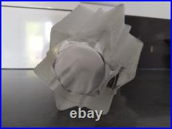 Ancien Vase Art Déco Pierre D'avesn Verre 1930 Étoile