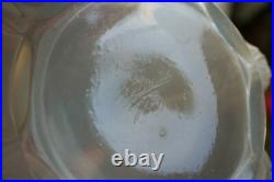 Ancien Vase Art Deco Sabino En Verre Légèrement Opalescent Circa 1928