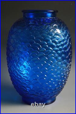 Ancien Vase En Verre D'époque Art Deco, Éventuellement Pierre D'avesn